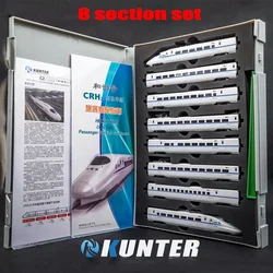 KUNTER 10-304L Train Model N Type 1/160 CRH2 Type Train 8-section Set Rail Car Toy