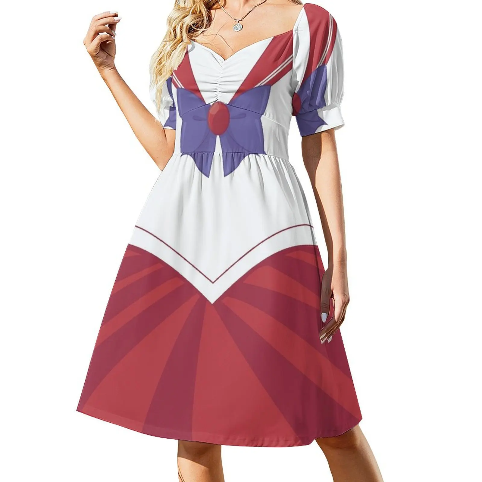 

Sailor Mars Sleeveless Dress women's dresses luxury Beachwear