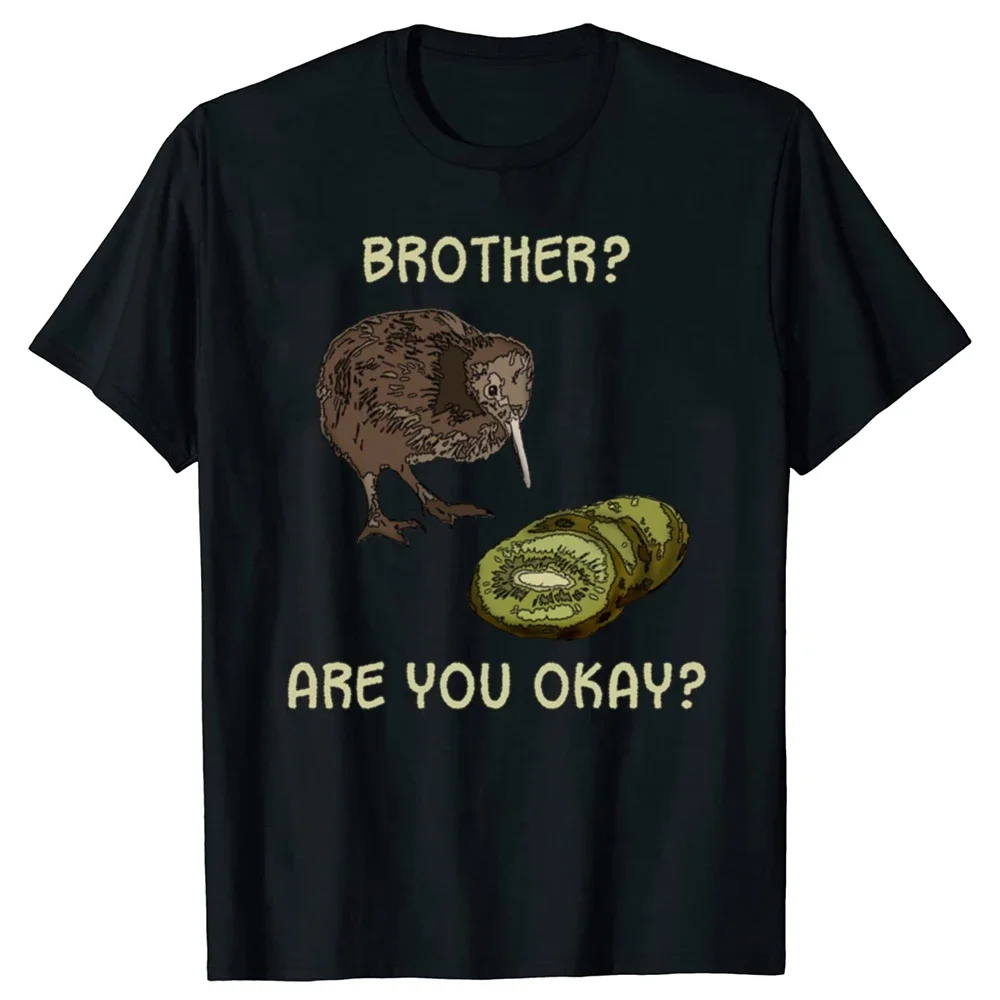 Funny The Kiwi Is Dead T Shirts Summer Graphic Streetwear Short Sleeve Bird Lover Gifts T-shirt Women Clothing Summer Streetwear