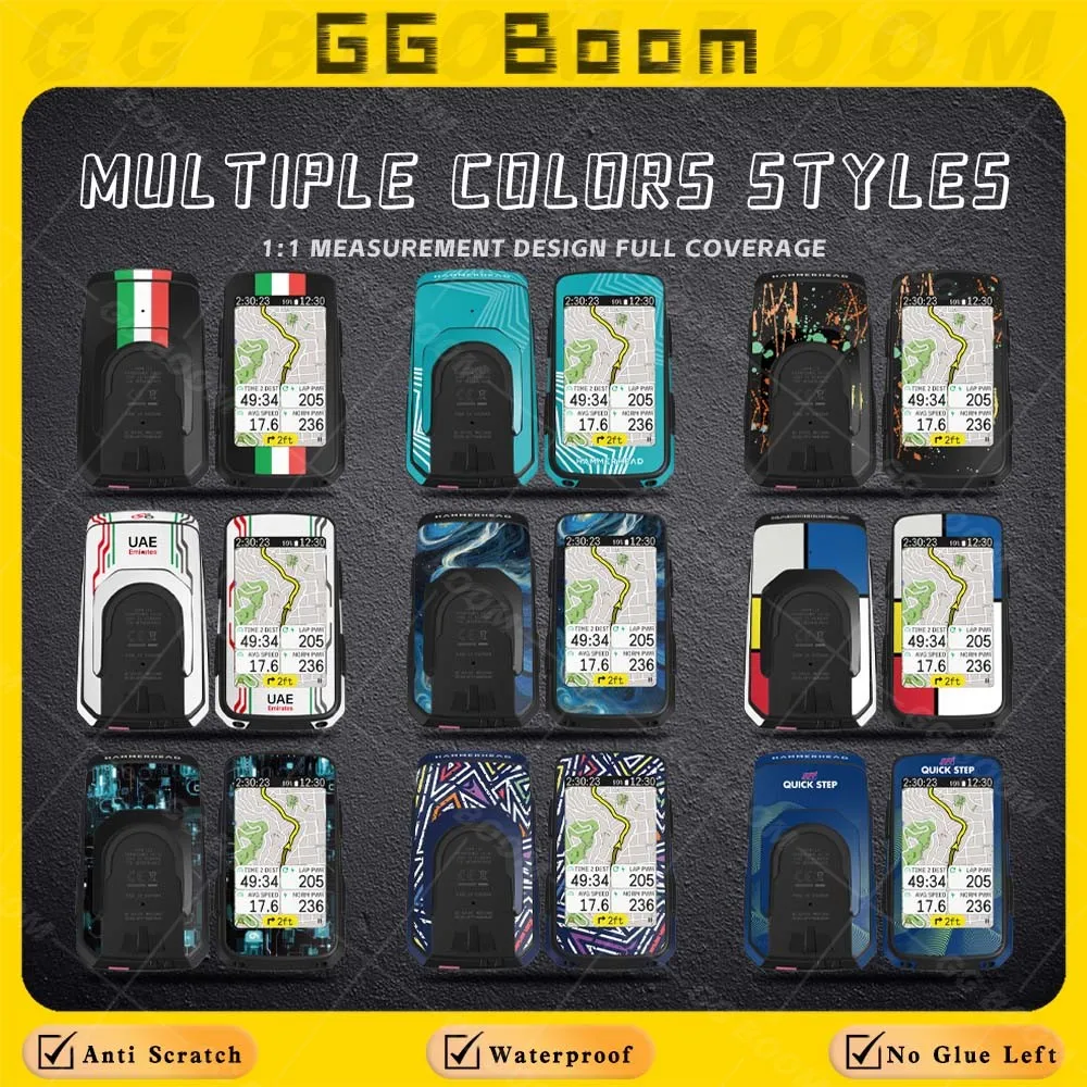 For HAMMERHEAD KAROO 3 GPS Cycle Bike Computer Sticker Waterproof Personality Colorful Decor Protection Shell Frame Skin Decal 4