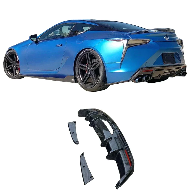 

Wholesale For Lexus LC500 LC500H Bodykit Rear Diffuser Rear Bumper Carbon Fiber Car Body Kit