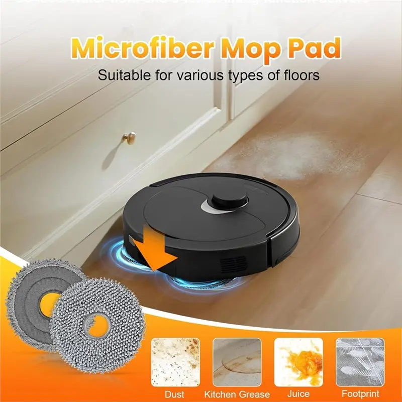 A05G-ملحق للمكنسة الكهربائية Roborock Q Revo Robot مكون من 26 قطعة من قطع الغيار - فرشاة رئيسية، فرشاة جانبية، فلتر HEPA، ممسحة B #5