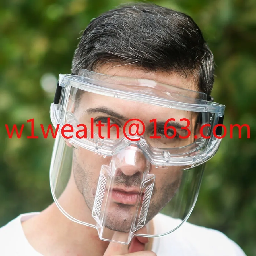 Protective mask, mask, face screen, full face, splash-proof, dust-proof polishing, impact transparent kitchen glasses