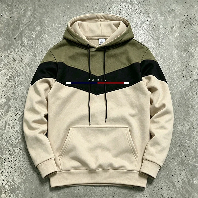 Autumn Winter Male Home Outdoor Casual Sports Sweatshirts S-4XL Men's Hoodie Urban Street Fashion Hooded Long Sleeve Pullover