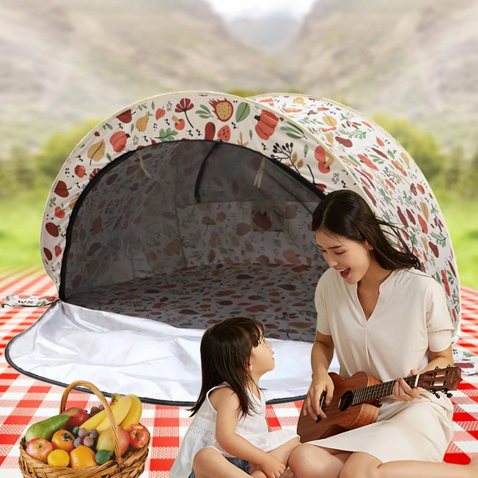

Beach Sun Shade Tent Camping Tent for Fishing Mountaineering Family Camping