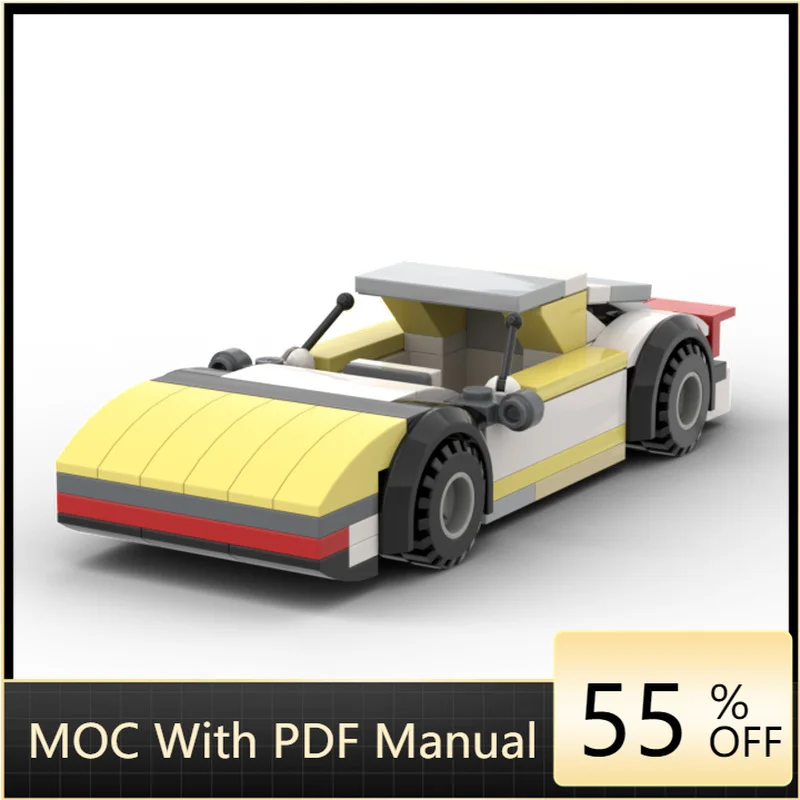 

94 PCS Moc Cool Technology Car Model Building Blocks Speed Vehicle Bricks Display Toys Children Adults Birthday Christmas Gifts