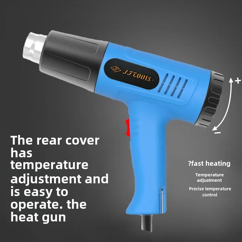 JFTOOIS Gold Tip 2000W Heat Gun Blow Dryer Mobile Phone Repair Welding Gun Oven Baking Gun High Power Adjustable Temperature