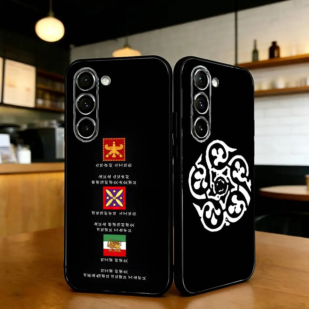 

Ancient Iran Derafsh Kaviani Phone Case For Samsung S20,21,22,23,24,25,26 Ultra,Plus,Lite Black Soft Cover