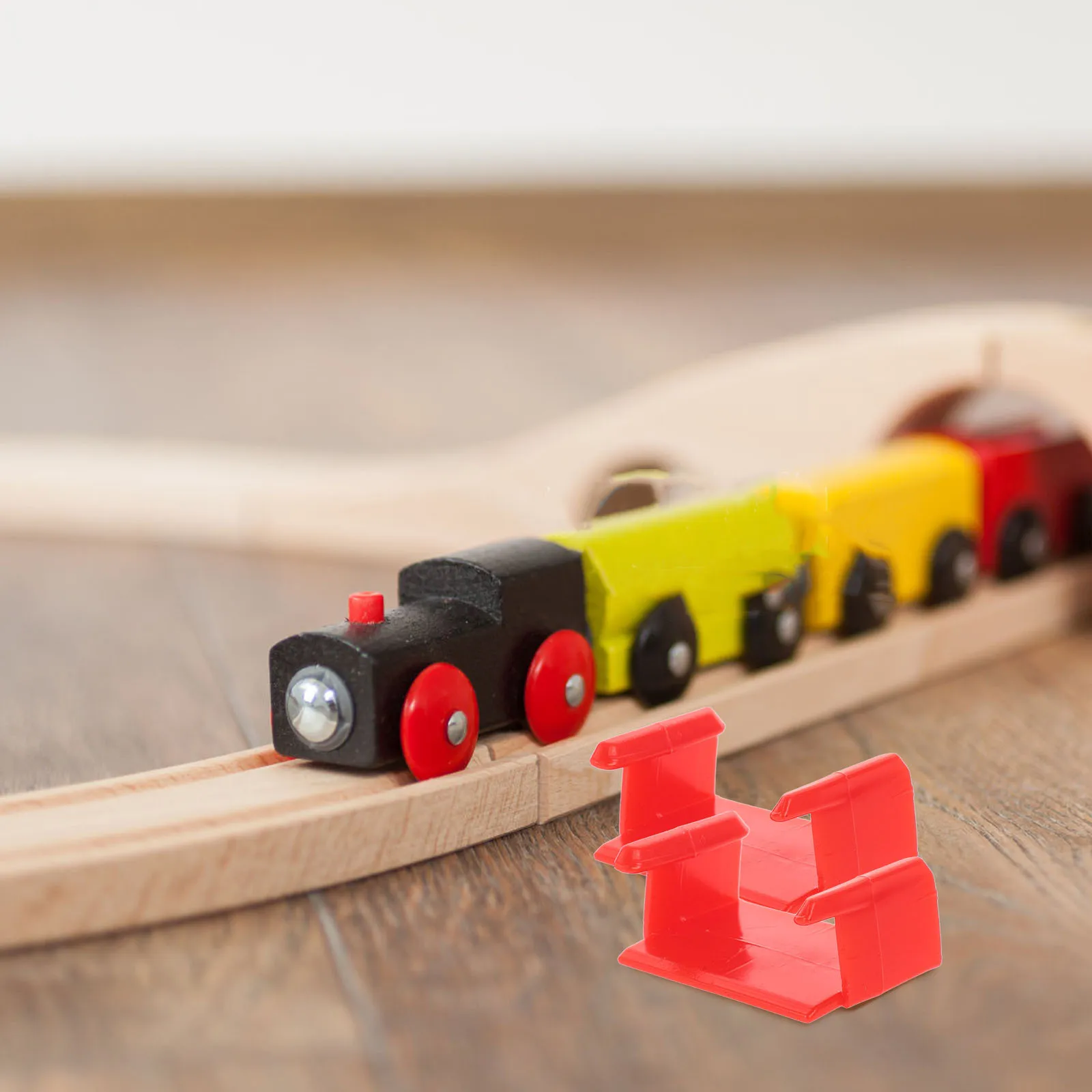 20pcs Clips: Connectors For Secure Railway Layouts, Train Joiners, O-Gauge Track Stabilizers, Plastic Train Track Fasteners For