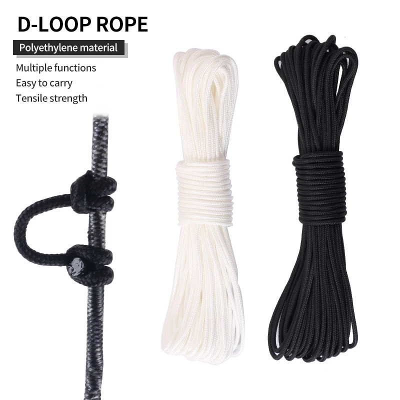 Archery D Loop Rope 1 M / 10 M Archery Bowstring Serving Thread D Loop Rope Release Material Nocking D Loop Rope String