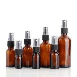 5ml-100ml Refillable Sprayer Pump Glass Bottles Essential Oil Liquid Empty Mist Atomizer Makeup Perfume