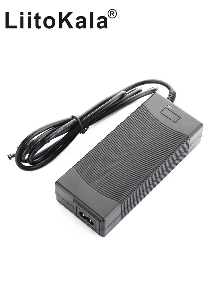 LiitoKala 12.6V 1A 3A 5A Polymer Lithium Battery 18650 Charger, 12.6V Power Adapter Charger 12.6V1A, full of lights