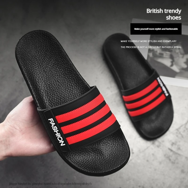 

Summer Men's Plus-size Fashion Slippers Available in Multiple Colors Lightweight Anti-slip Quick-drying Wearable Casual Shoes