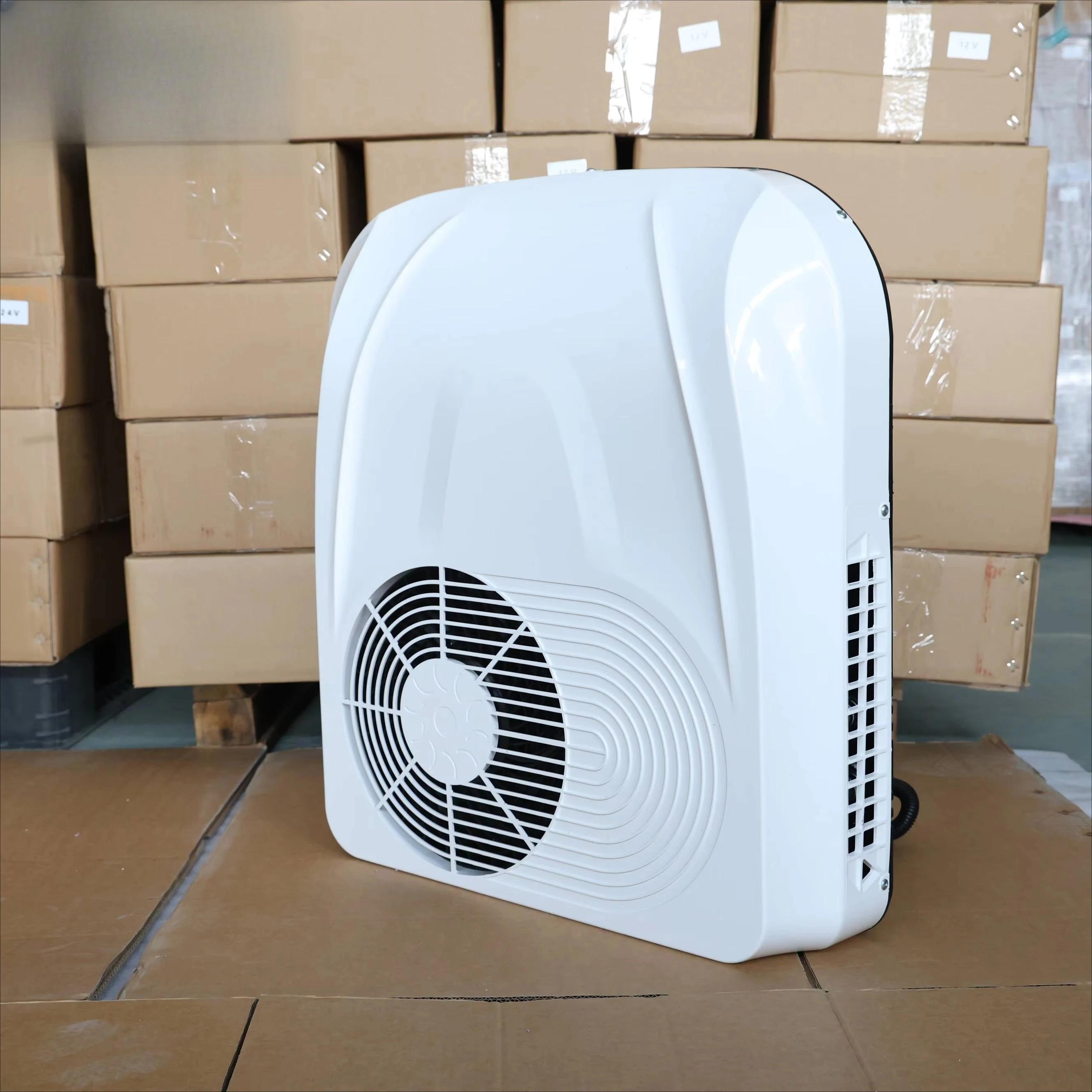 Rooftop 12 V 24V DCAuto Parking Air Conditioner Electric Save Energy Cooler Camper RV Truck Van Air Conditioning