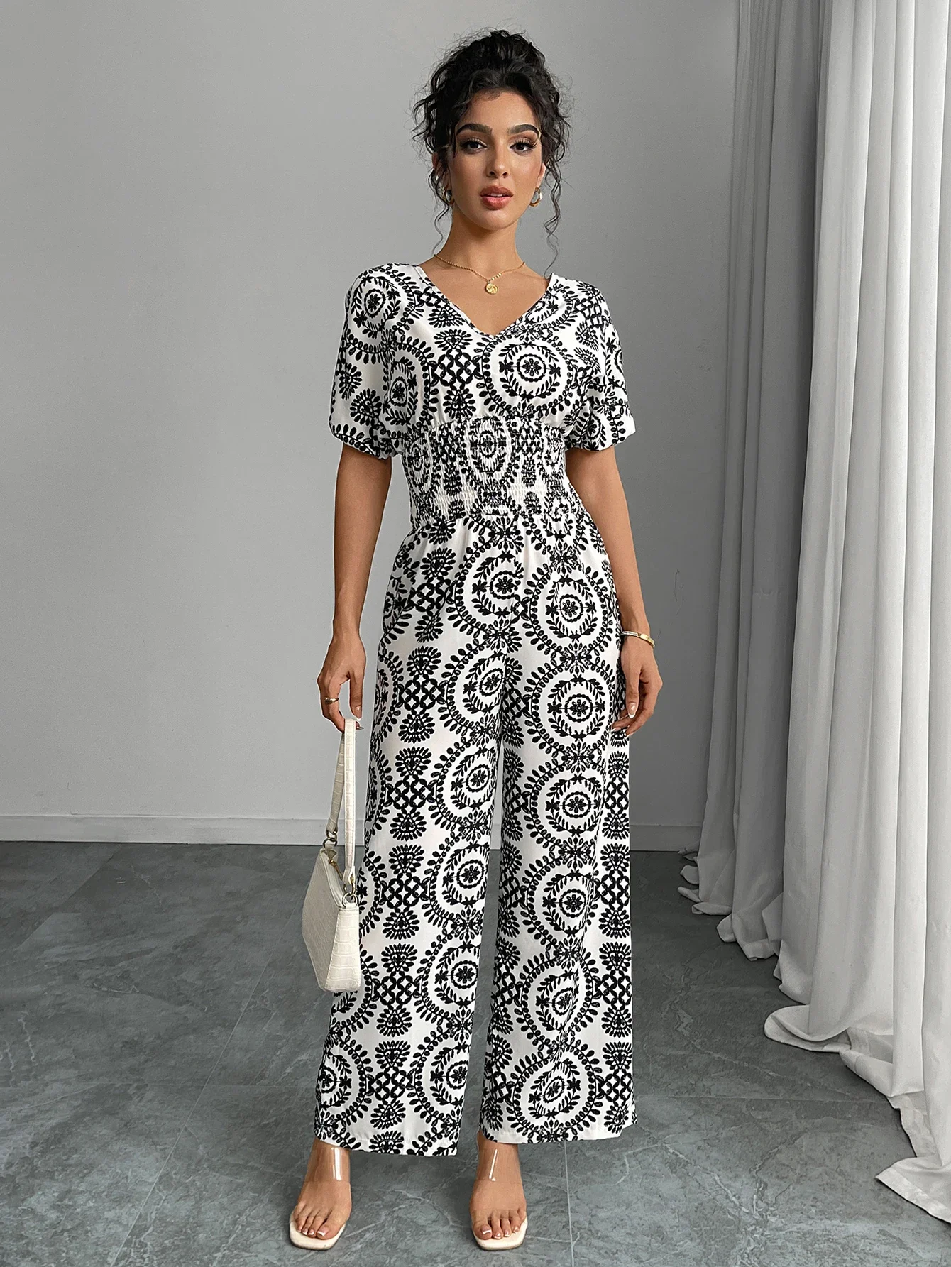 

Поп-богемный комбинезон, женский комбинезон в европейском и американском стиле для летних каникул