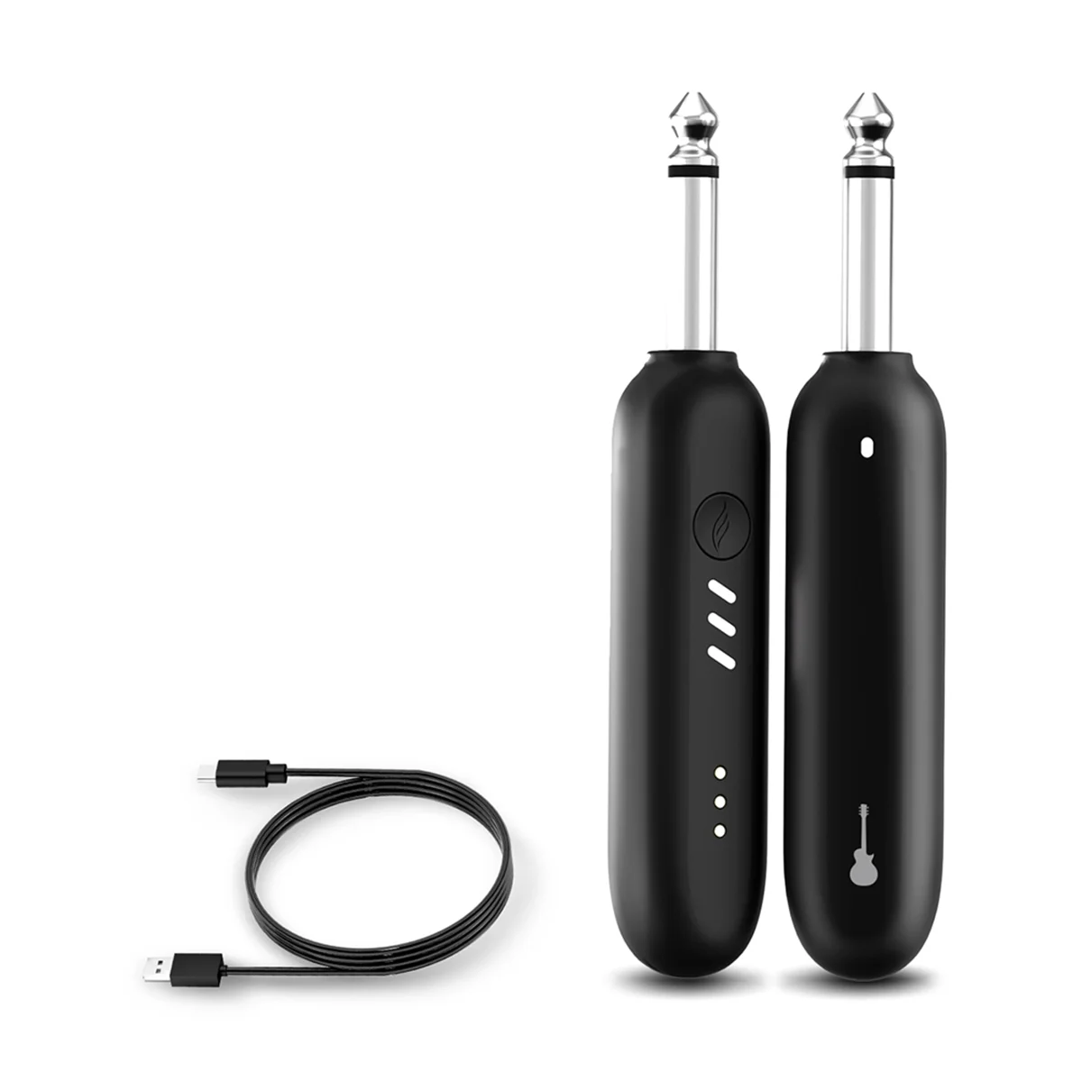 

Wireless Guitar System, UHF 3.0 Audio Wireless Guitar Transmitter and Receiver for Electric Instrument for Guitar Bass