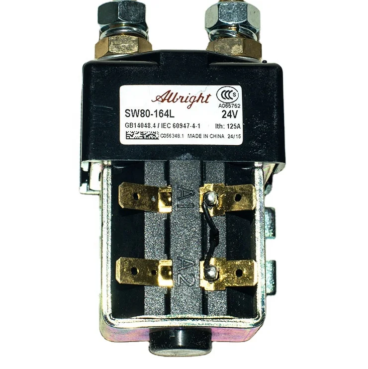 

24V Albright Electrical Contactor SW80-164L with Bracket and Big Contact for Forklift