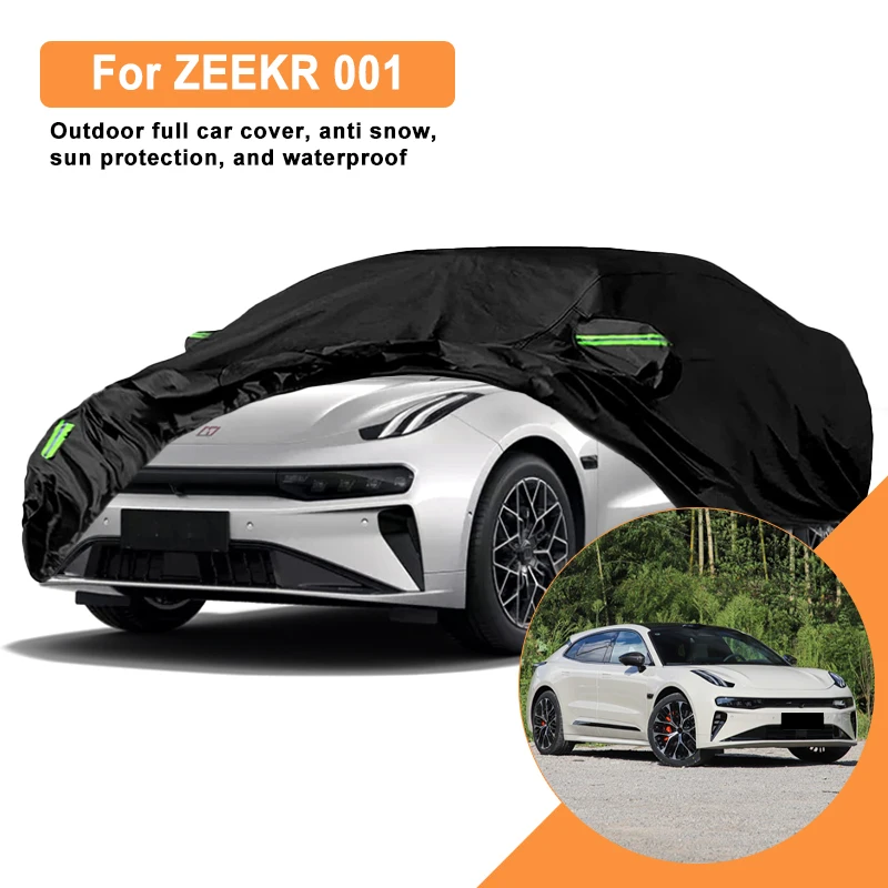 

For ZEEKR 001 Car Full Cover - Outdoor Waterproof Snowproof Sunshade, Winter & Summer All Weather Auto Protection Accessory