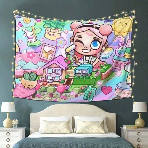 Avatar World Themed Tapestry Vibrant Wall Hanging Aesthetic Decor for Living Room Bedroom Office Party