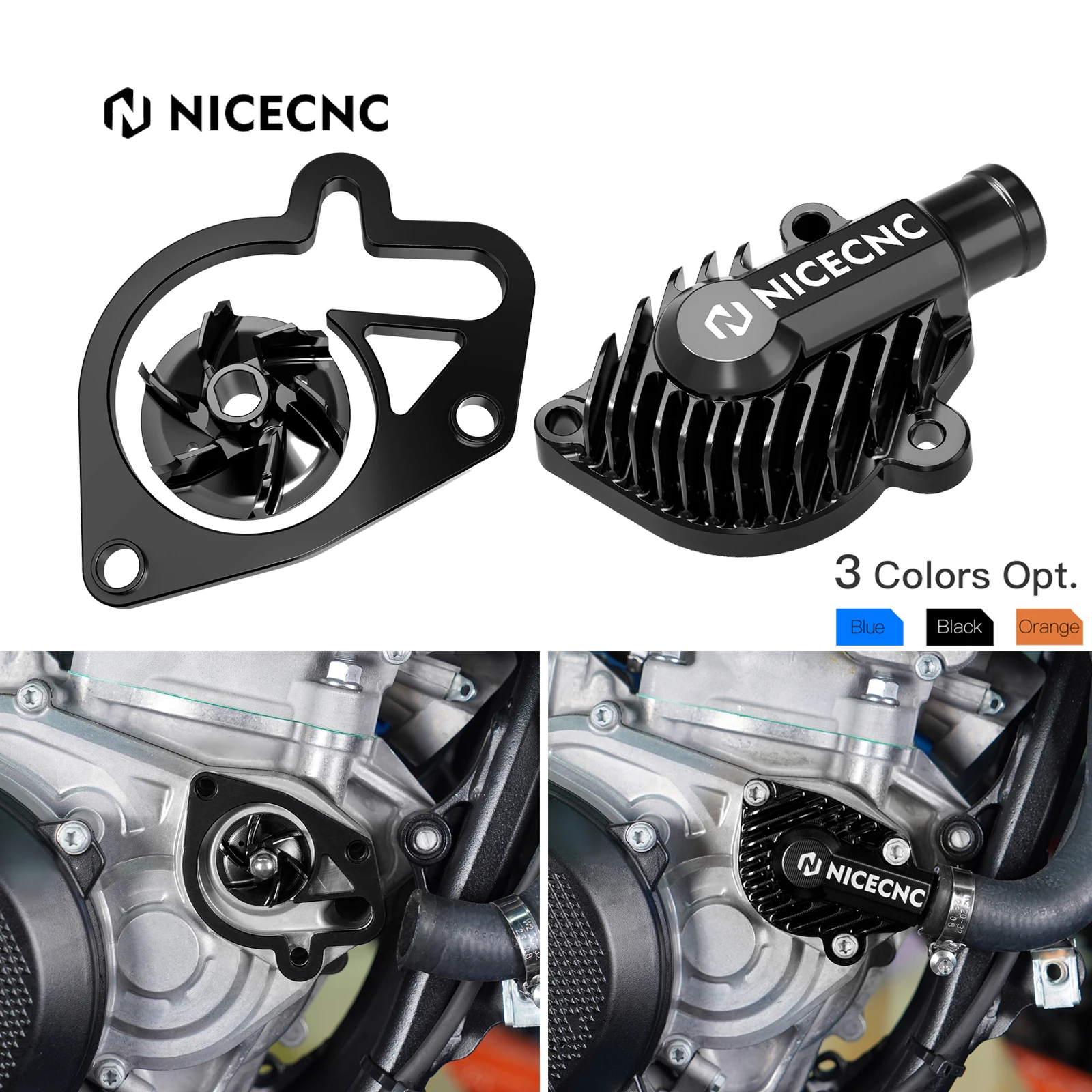 

2024-2025 For KTM EXC 300 EXC 250 XCW 300 For Husqvarna TE 300 250 For GasGas EC 300 Water Pump Cover Water Pump Impeller Cooler