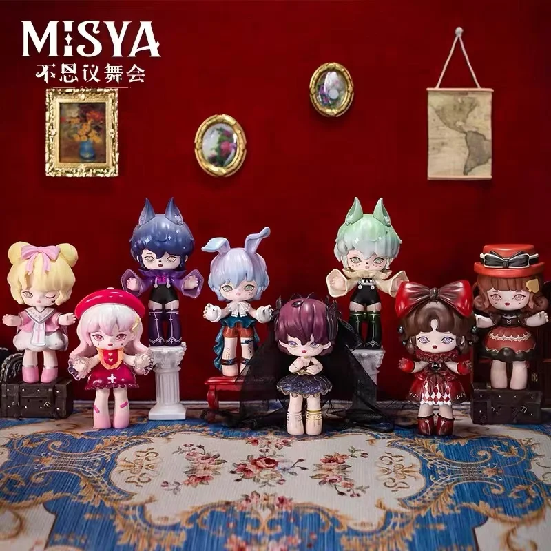 MISYA Incredible Dancing Party Series Anime Action Figure Guess Bag Ornament Figurines Home Decor Desktop Dolls Model Girls Gift