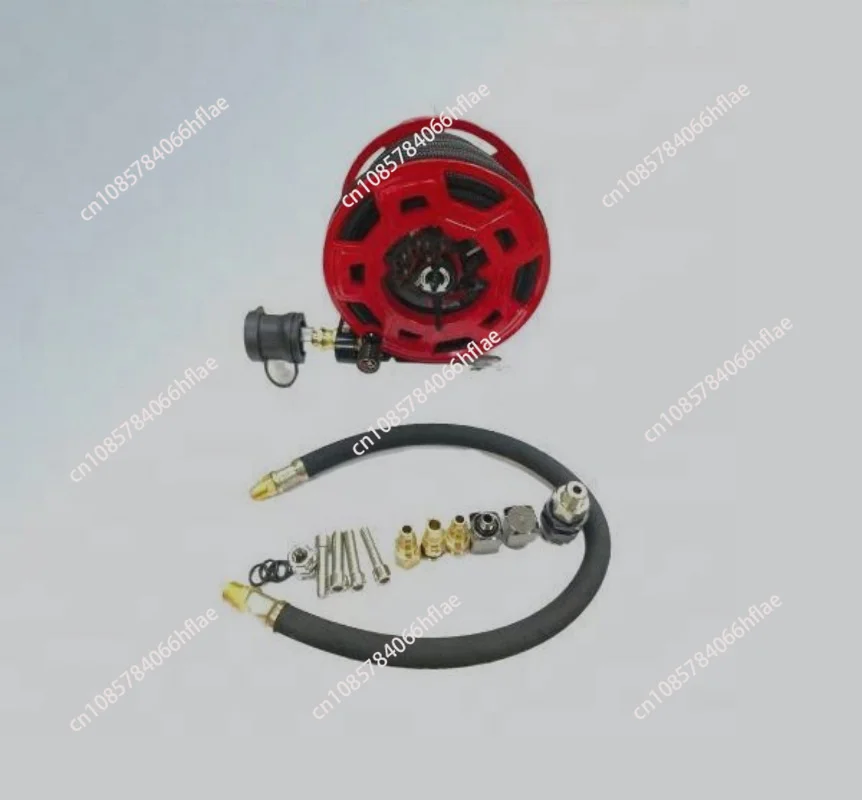 Outdoor Desert Off Road Tires Red Classic Air Pump Reel