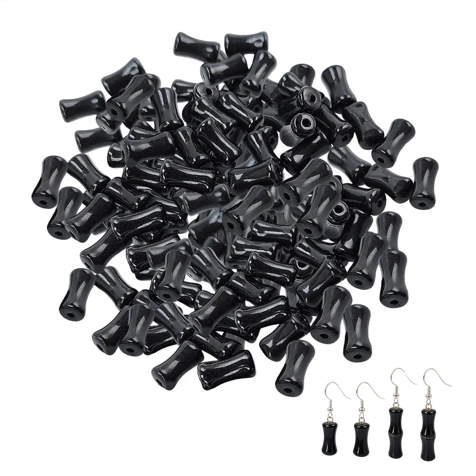 50pcs Colorful Glass Beads Set Phone Chain & Jewelry Crafting Accessories DIY Art Supplies  for Kids Adults, Home Projects