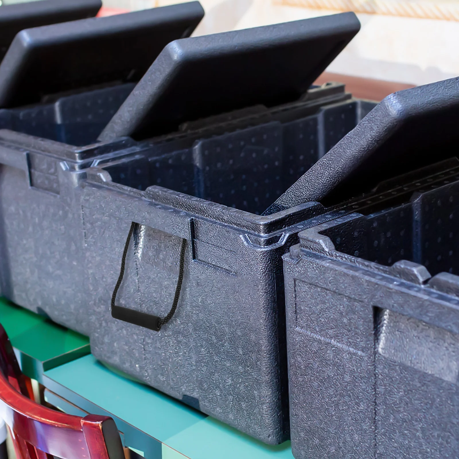 1 คู่ สายคล้องกระเป๋าเก็บความเย็นแบบเปลี่ยนได้ ทำจากไนลอน พร้อมปลอกฟองน้ำ อุปกรณ์เสริมสำหรับกระเป๋าเก็บความเย็น ทนทานสำหรับใช้งานกลางแจ้ง