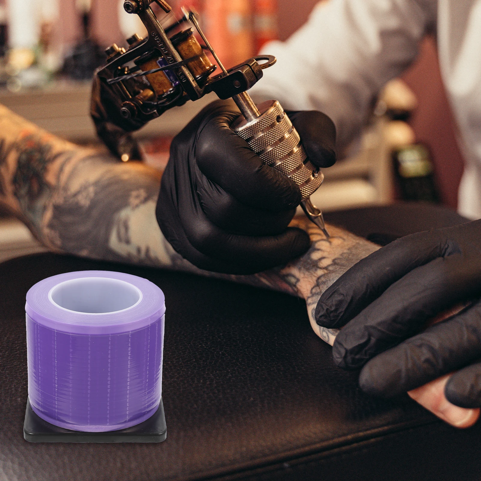 

One-time Protective Film Disposable Films Tattooing Panel Pe Self-adhesive Tape Masking Barrier Shielding Isolation