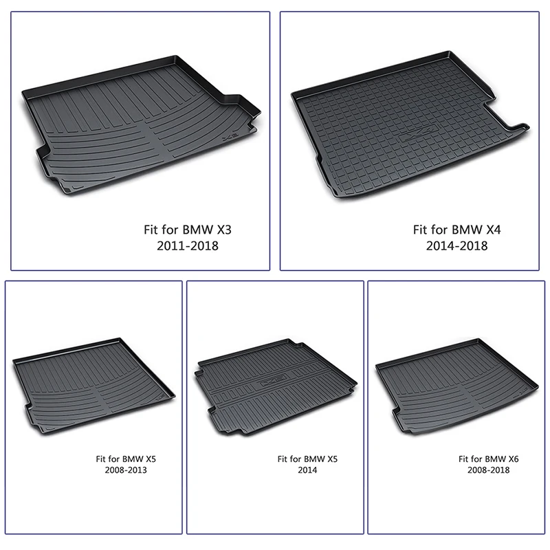 Alfombrilla de maletero de carga para coche, para BMW G20, F10, F30, G30, F11, G05, G01, X1, X3, X4, X5, X6, E84, 2, 3, 5, 7 Series F45, F07, G38,