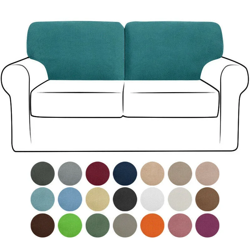 

Stretch Couch T Cushion Cover Or Sofa Backrest Cushion Slipcover Suitable for Armchair Loveseat Sofa, Couch Back Cushion Cover