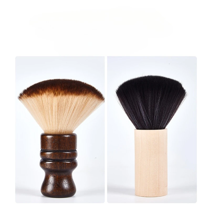 فرشاة حلاقة اللحية الخشبية الناعمة المصنوعة من النايلون للرجال