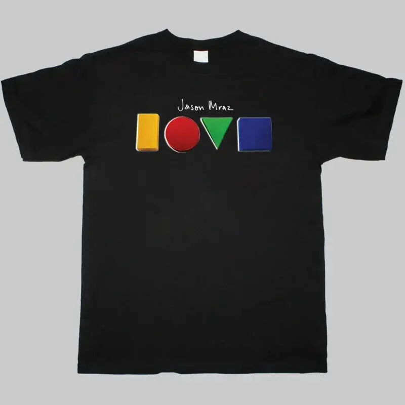 Rare Jason Mraz Love Is a Four Letter Word Short Sleeve Men S-3XL Shirt