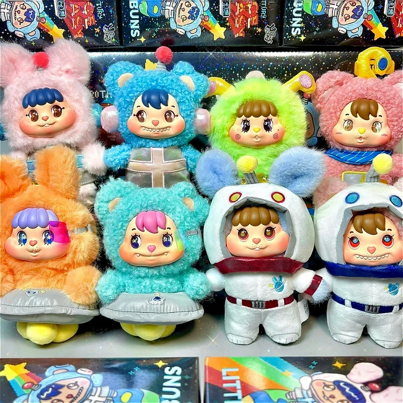 

52TOYS Little Buns 20th Century Space Fantasy Series Plush Pendant Blind Box Surprise Bag Keychain Toy Kawaii Home Ornament Gift