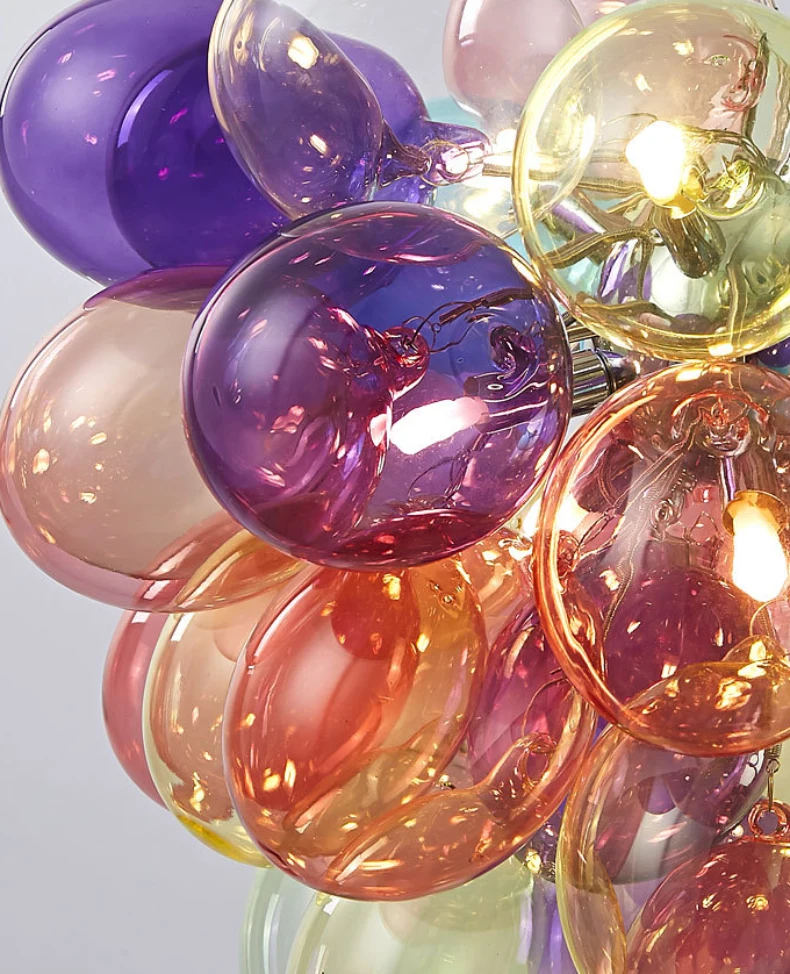 Romantic Colorful Glass Chandelier