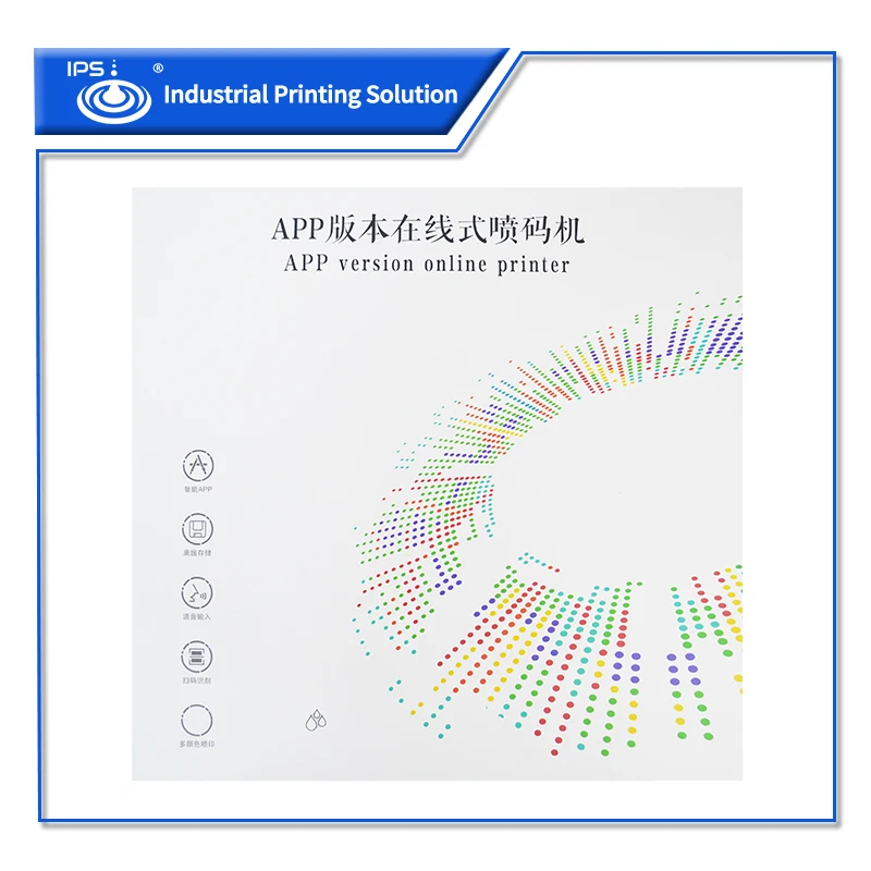 2025 Online TIJ Printer APP Version Apple / Android System Control Mobile Blue Tooth Wifi TIJ Inkjet Coding Date Printer