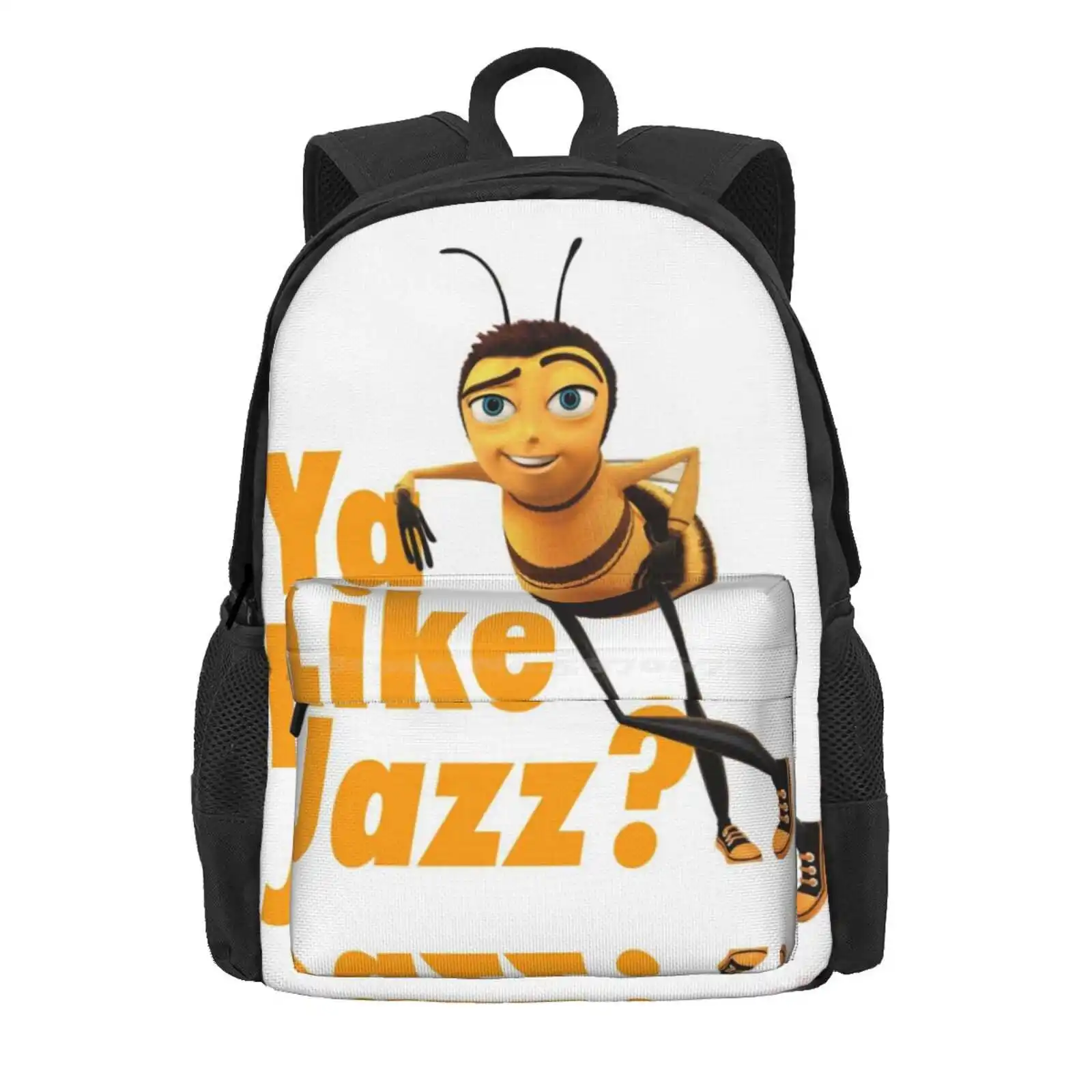 Ya Like Jazz? Hot Sale Schoolbag Backpack Fashion Bags Funny Bees Hipster Bee Movie Script Memes Viral Meme Buzzfeed Article