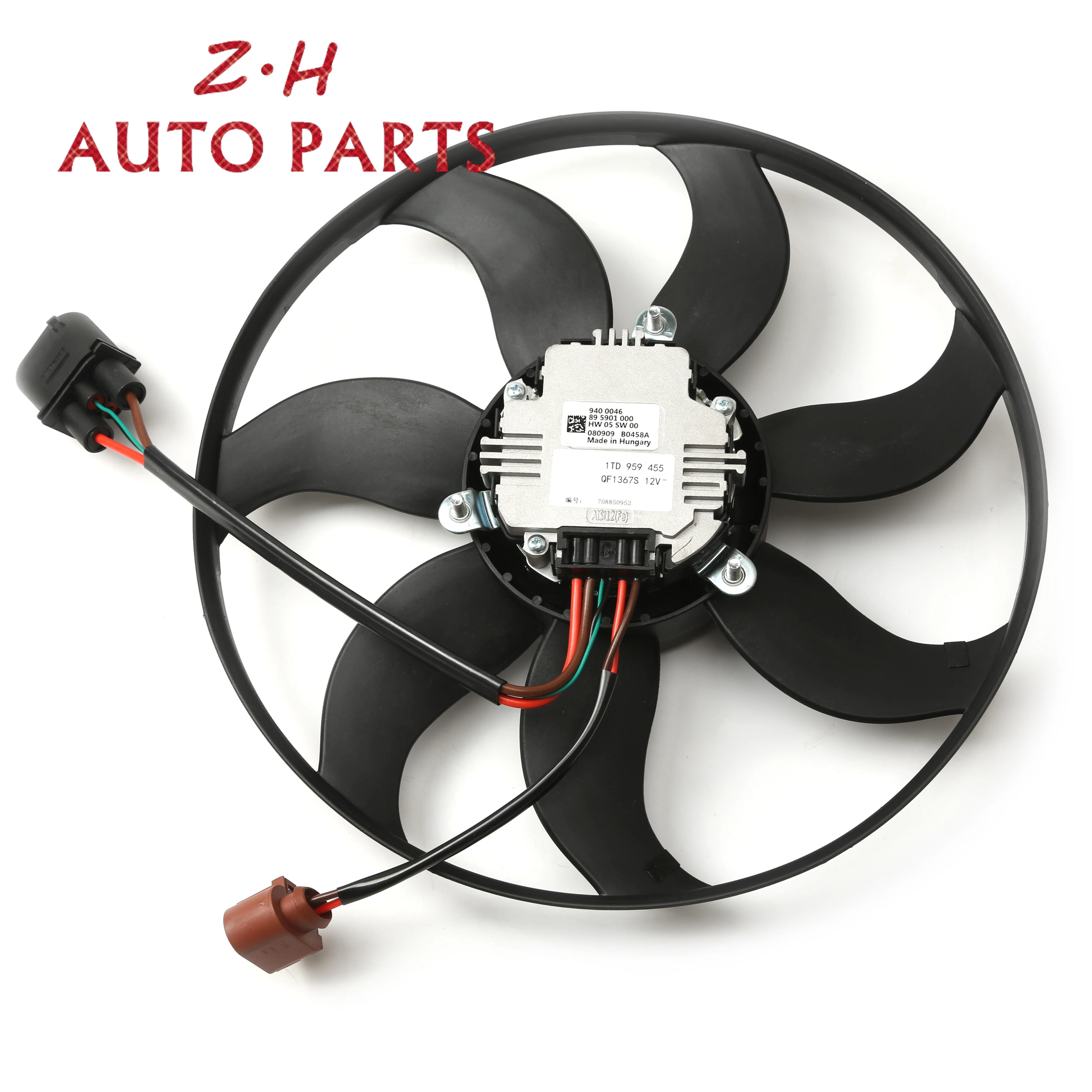 Car Engine Left Radiator Cooling Fan For VW Beetle Cabrio Golf 2010-2014 Jetta Passat 2013-2022 1KM959455B 1KM 959 455 G