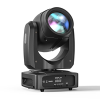 DayFlicker 230W LED Moving Head Stage Lights RGBW With Strip Lights 11/13CH DMX 512 Voice Activation for DJ Party Wedding Disco