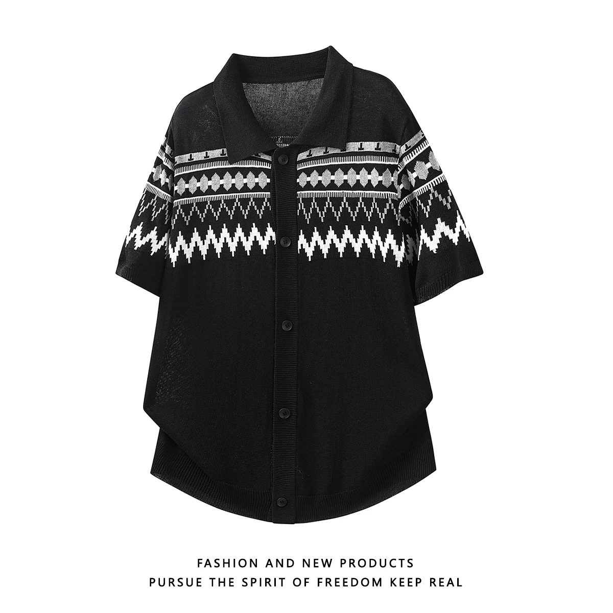 

2026 Summer Old Money Fair Island Linen Knitted Lyocell High-Quality Short-Sleeved T-Shirt