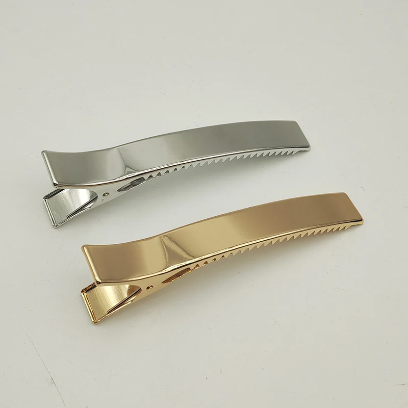 5PCS 12.5cm Oversize Double Prongs Arched Rectangle Metal Alligator Hair Clips Large Duck Hairpins Barrettes for Women Hearwear view 6