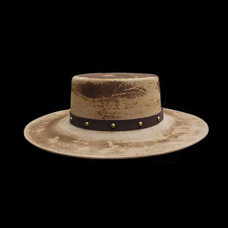 New Vintage-Style European and American Wool Hat, Holiday Pure Wool Hat