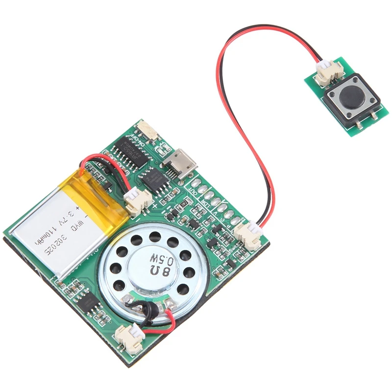 USB Recording Music Module DIY MP3 Recordable Sound Module USB Downloadable Sound Module