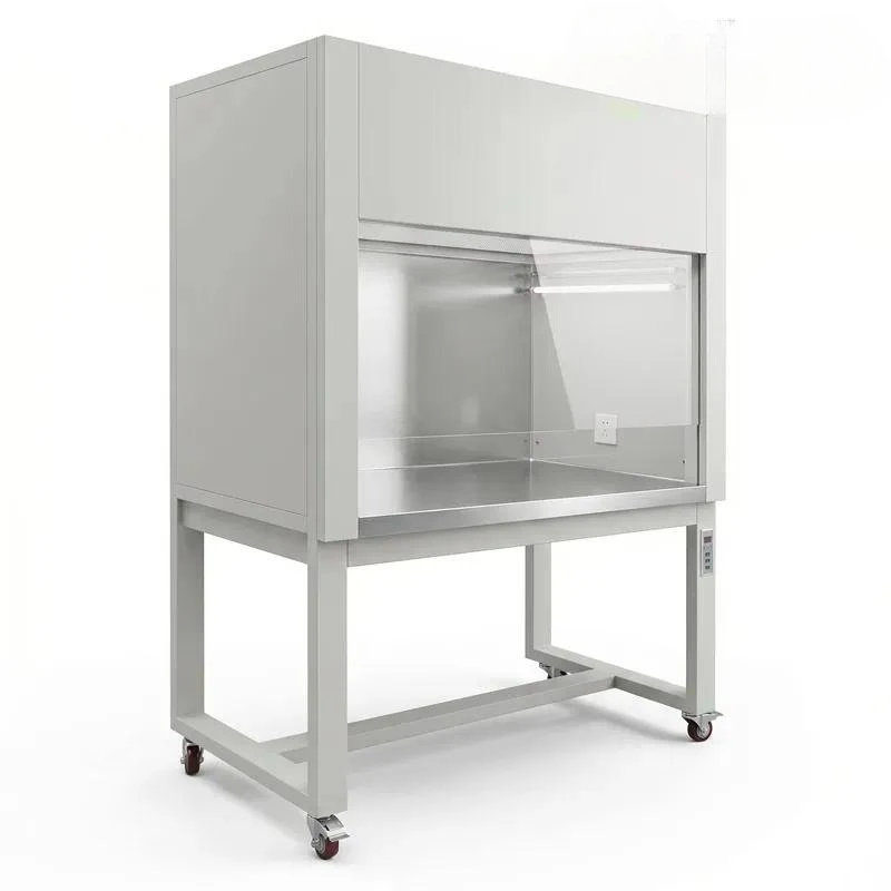 Vertical Laminar Flow Hood Clean Bench with HEPA Filter 304 Stainless Steel for Laboratory Cell Culture