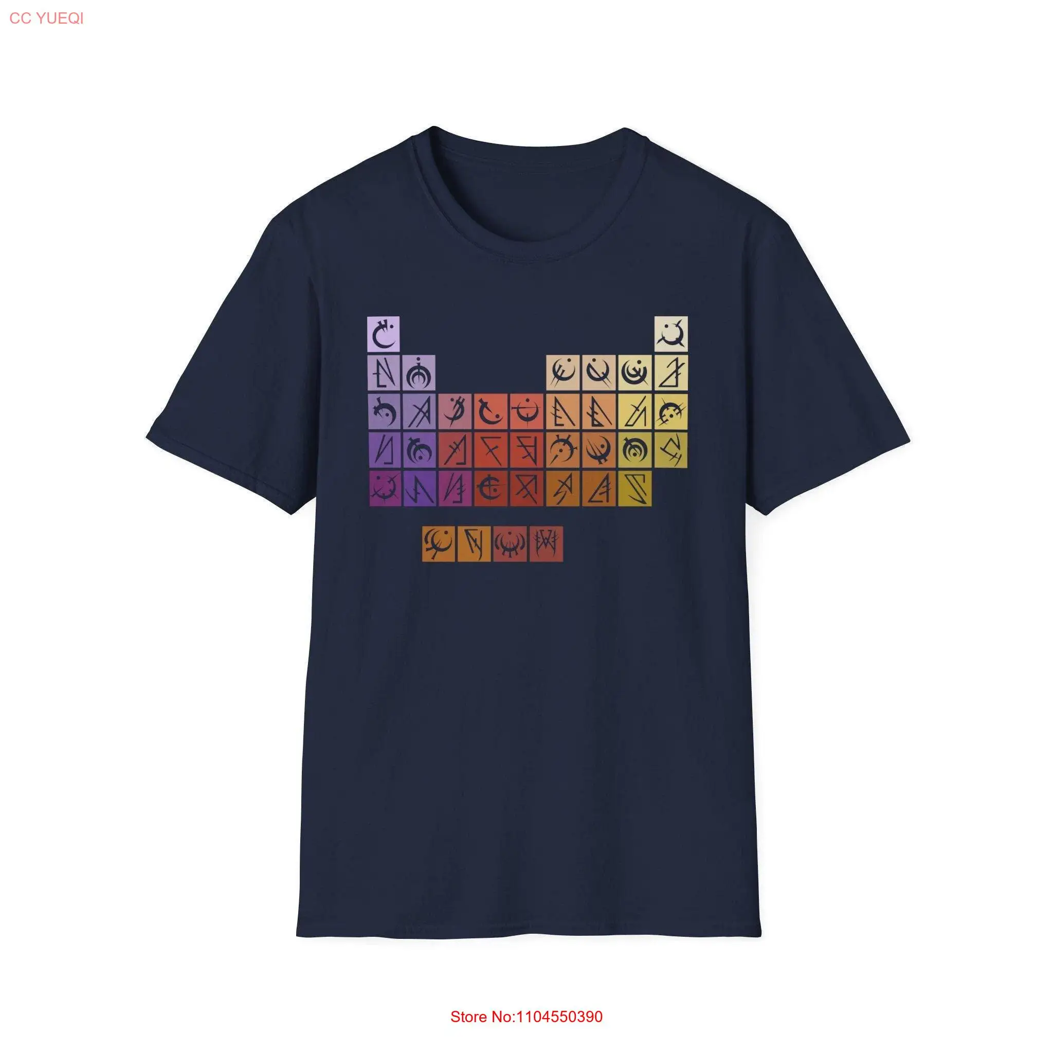 Mistborn Tabla Periódica CAMISETA manga larga o corta
