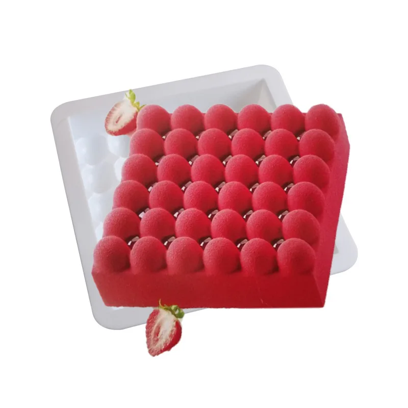 

36 Cavity Semicircle Silicone Cake Baking Mold for Chocolate Cream Mousse Cheese Pastry Dessert Pudding Bread Decorating Tools