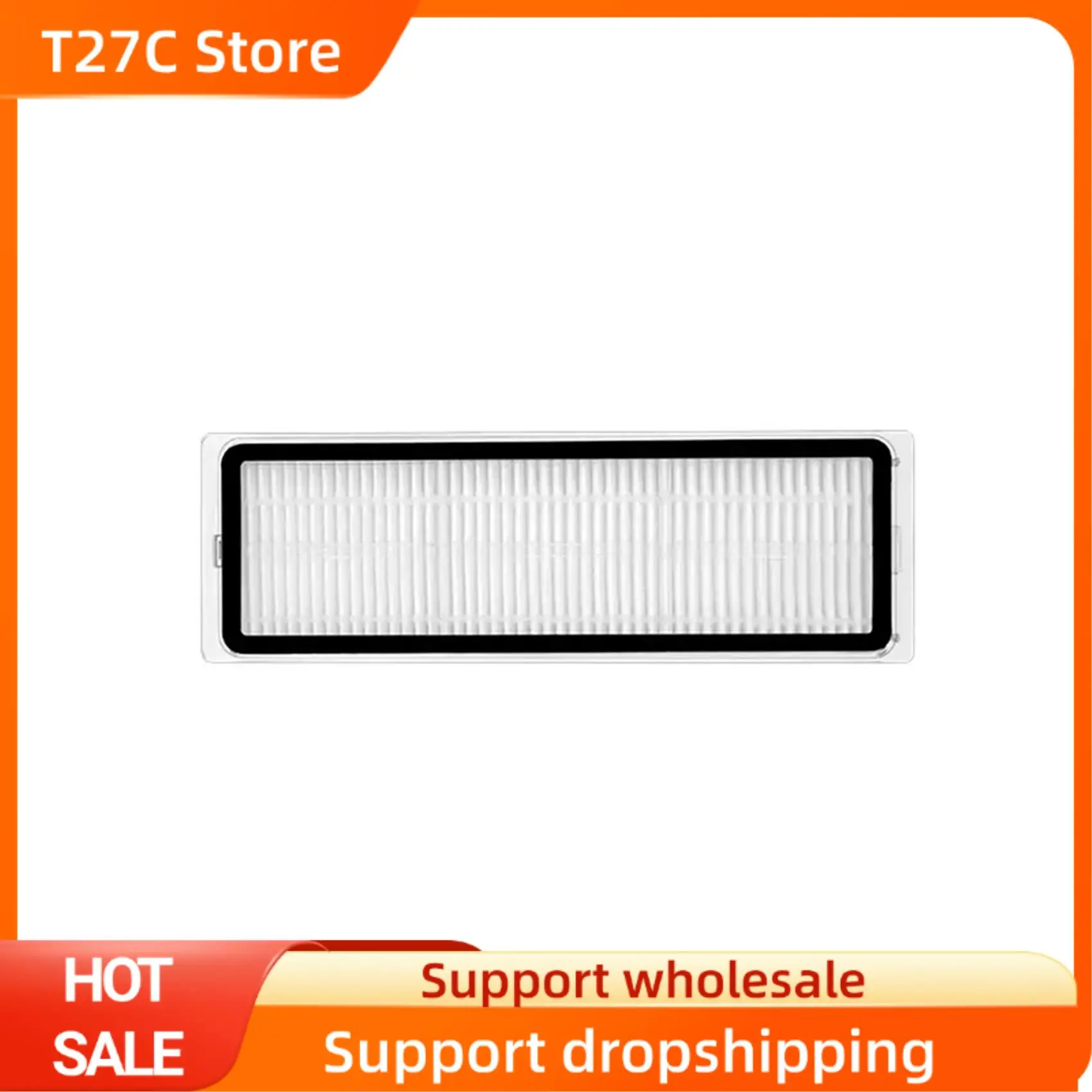 

T27C 2 компл. для робота-пылесоса Xiaomi S10+/S10 Plus, аксессуары, основная боковая щетка, фильтр Hepa, тканевые детали для швабры, запасные части