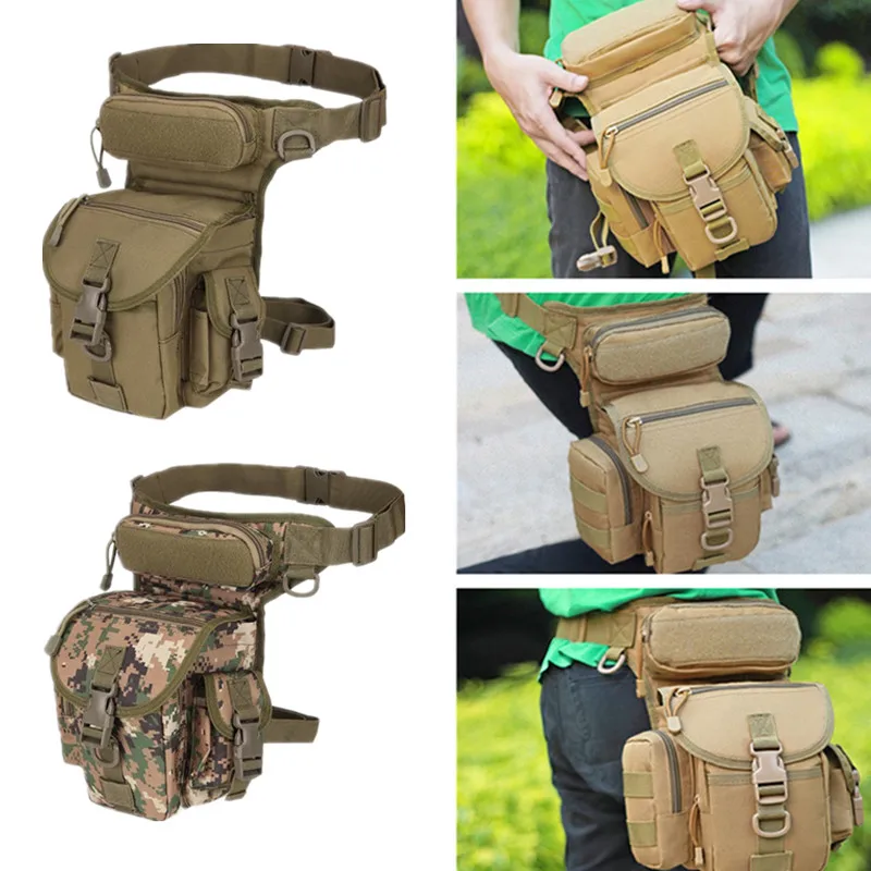 Hunting Waist Fanny Pack Weapons Outdoor Ride Leg Bag For Men Waterproof Drop Utility Thigh Pouch Multi-Purpose Hip Belt