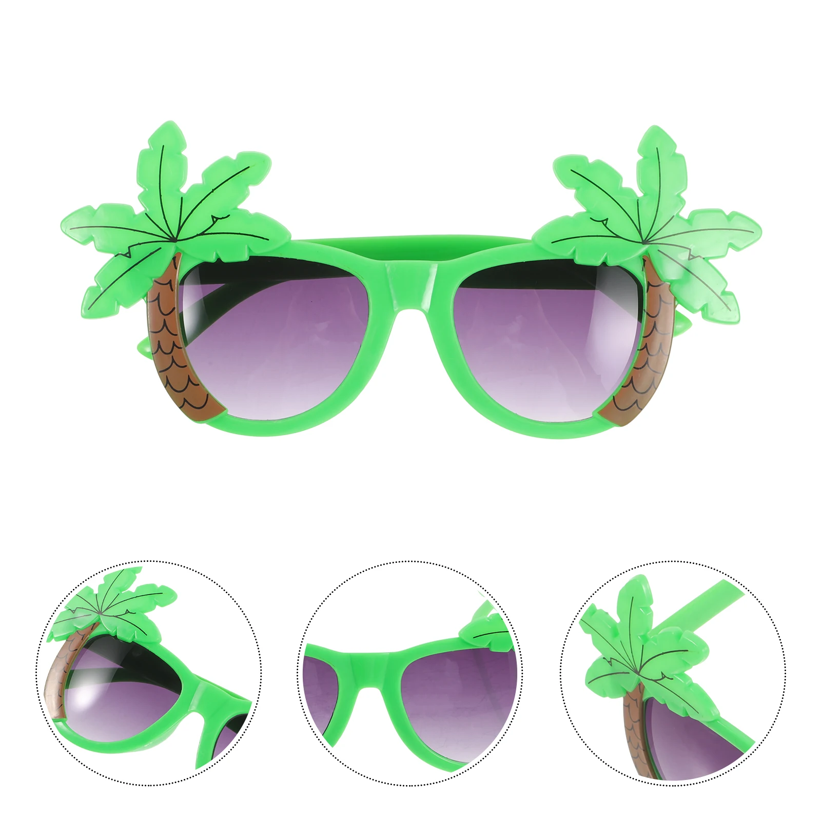 

Funny Sunglasses Plastic Portable Party Eyeglasses Beach Hawaii Photo Prop Cartoon Frame Decorative Accessories