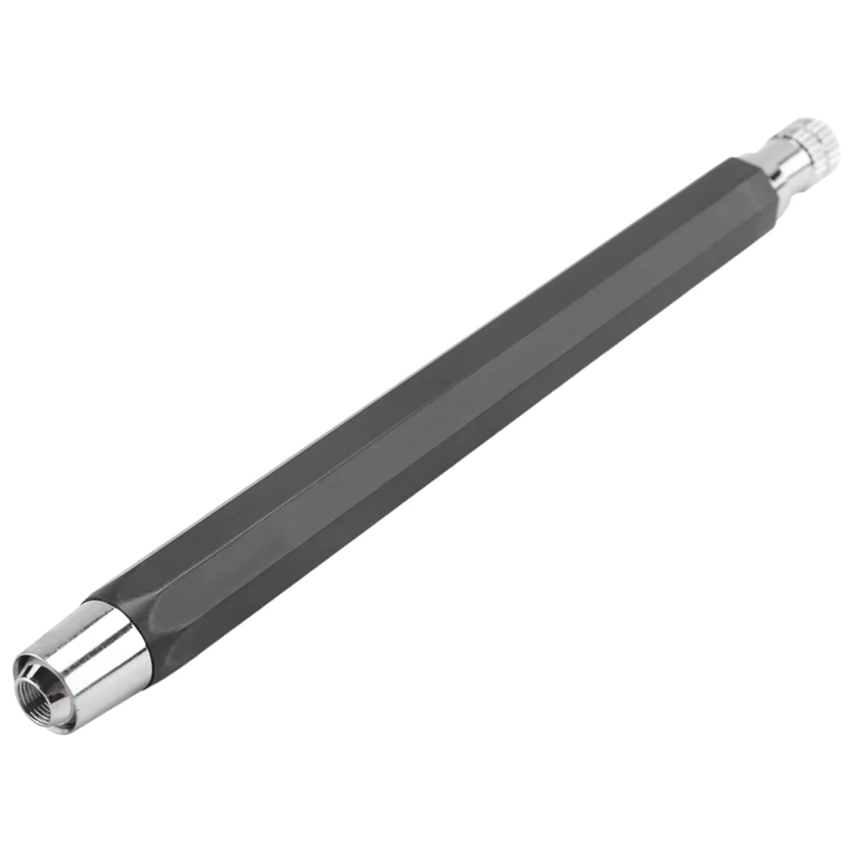 ABJG-2 Pcs 5.6mm Lead Holder Automatic Mechanical Pencil with Sharpener and Charcoal Lead Refill, 6Pcs